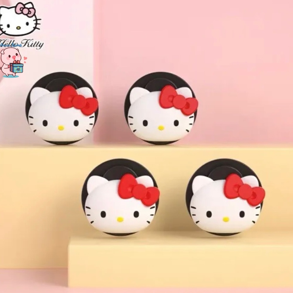 Sanrio Hello Kitty Red Small adhesive hooks set 4